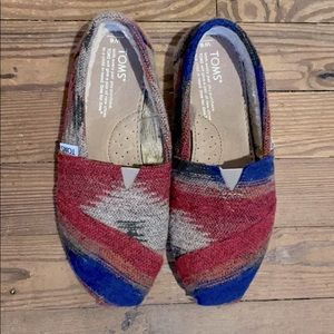 Toms Faux Fur Lined Slip Ons